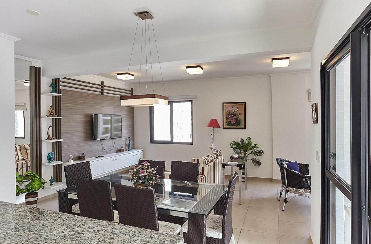 Flat Pérola do Atlântico - 3 dormitórios com varanda gourmet - Praia das Pitangueiras Guarujá Exterior foto